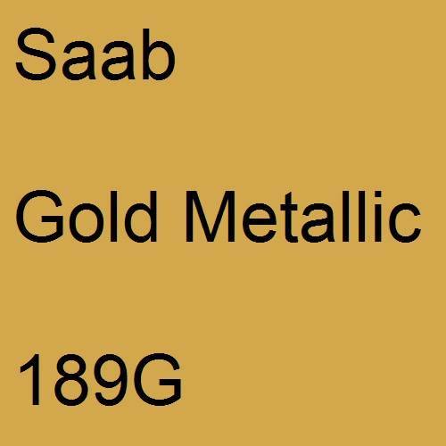 Saab, Gold Metallic, 189G.